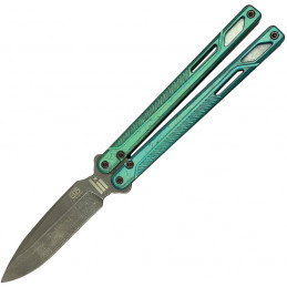 Serpent Butterfly Knife Green