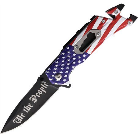 American Flag Linerlock A/O