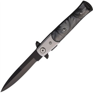 Stiletto Style Linerlock Black