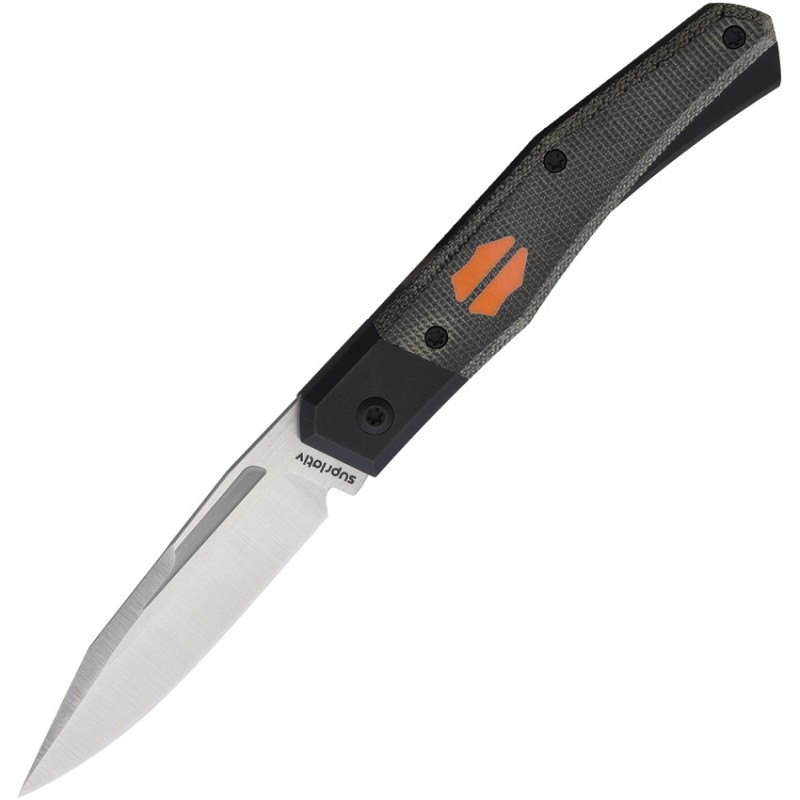 Infidel Slip Joint Blk Micarta