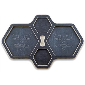 Tray Hex Black