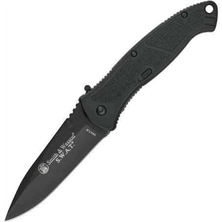 Large Black SWAT Linerlock A/O