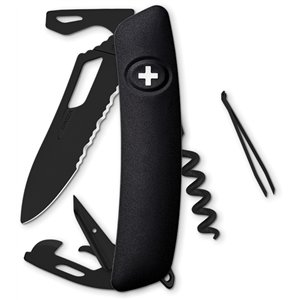 SH03 Swiss Pocket Knife Black