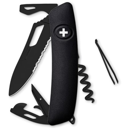 SH03 Swiss Pocket Knife Black