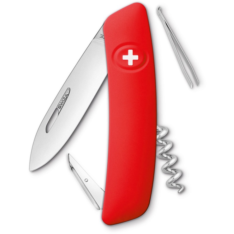D01 Swiss Pocket Knife Red