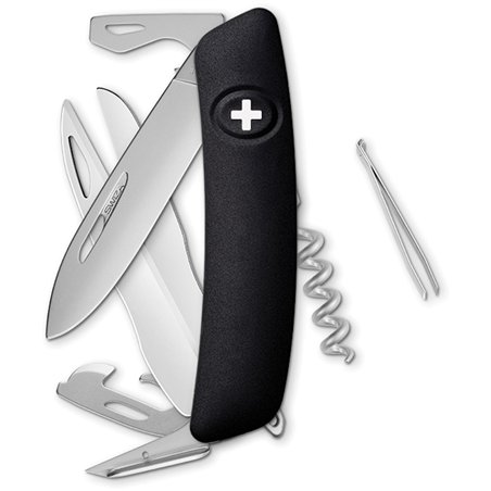 D07 Swiss Pocket Knife Black