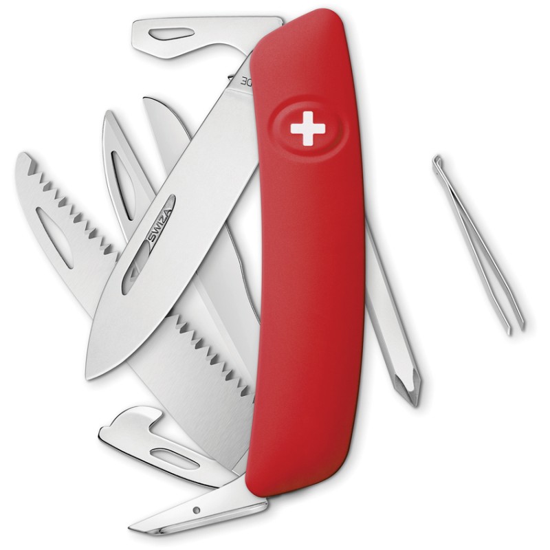 D10 Pocket Knife Red