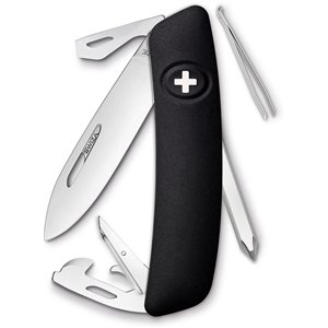 D04 Swiss Pocket Knife Black