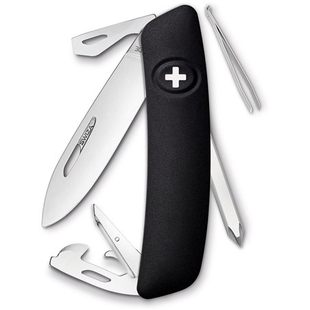 D04 Swiss Pocket Knife Black