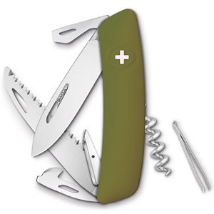 D05 Olive Swiss Pocket Knife