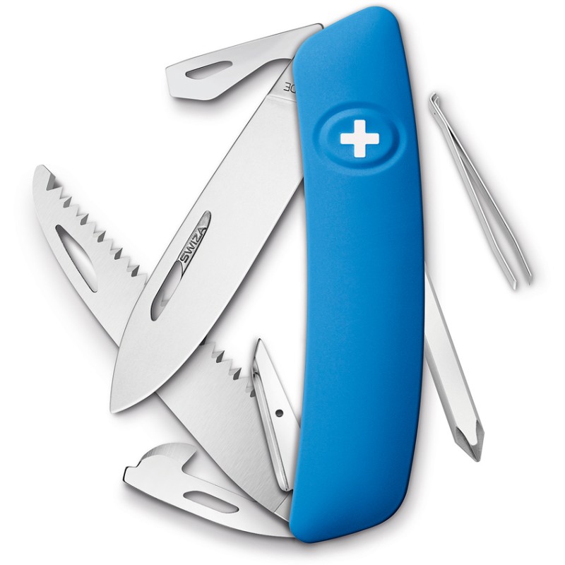 D06 Swiss Pocket Knife Blue