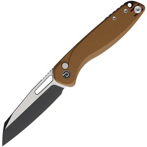 Warhawk Button Lock Tan G10