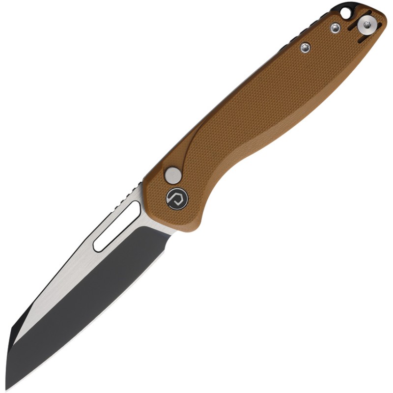 Warhawk Button Lock Tan G10