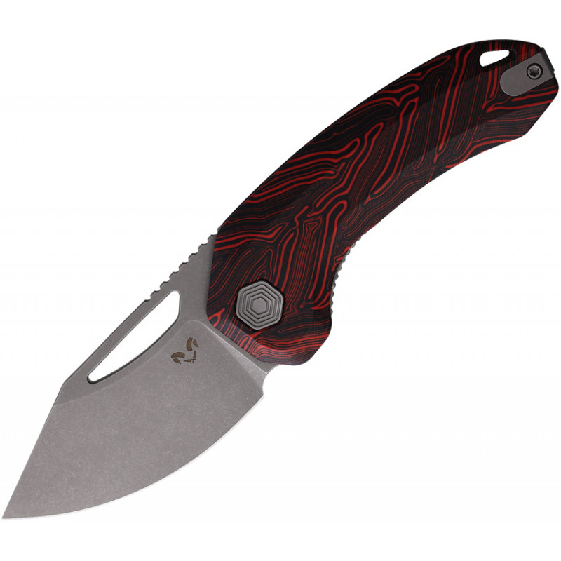 Anzu XL Linerlock Blk/Red G10