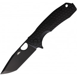 Large Linerlock Tanto Black