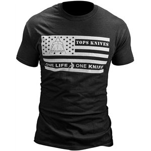 T-Shirt Flag Logo Black Medium