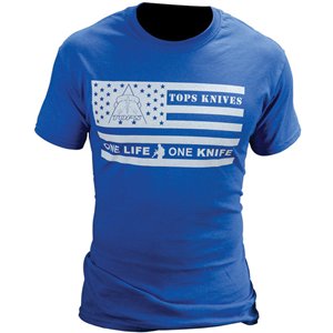T-Shirt Flag Logo Blue Medium