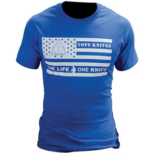 T-Shirt Flag Logo Blue XL