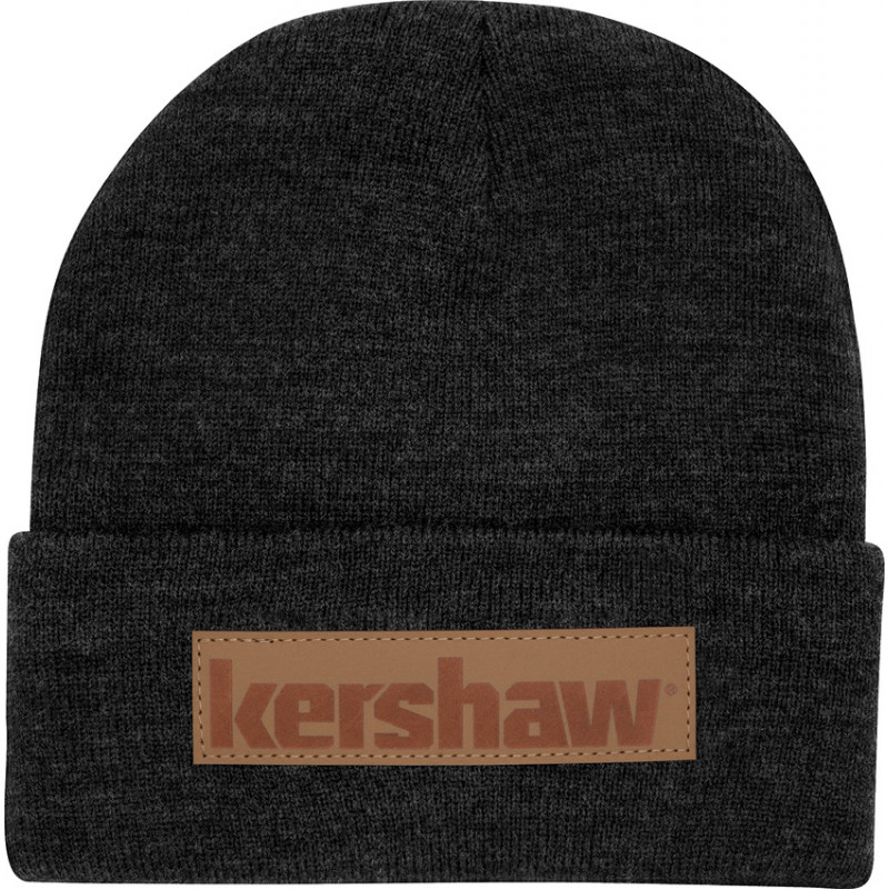 Gray Beanie With Patch