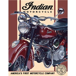 Indian 48 Chief Tin Sign