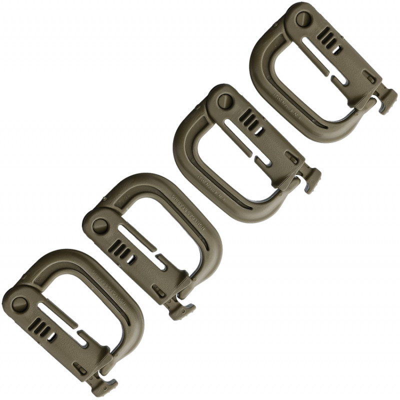 Grimloc Locking D-Ring 4pk