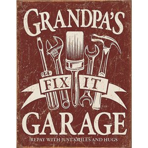 Grandpas Garage Sign