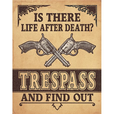 Trespass Sign