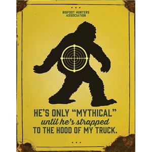 Sasquatch Mythical Sign