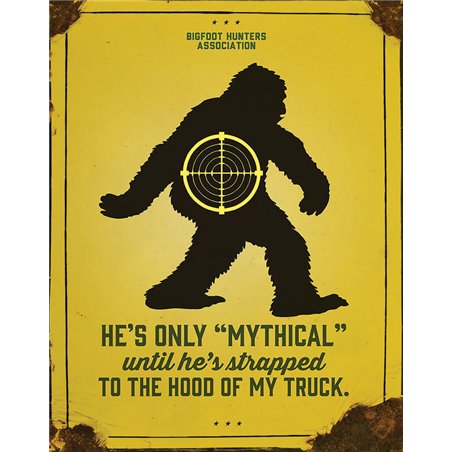 Sasquatch Mythical Sign