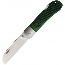 Worker Lockback Green Bone