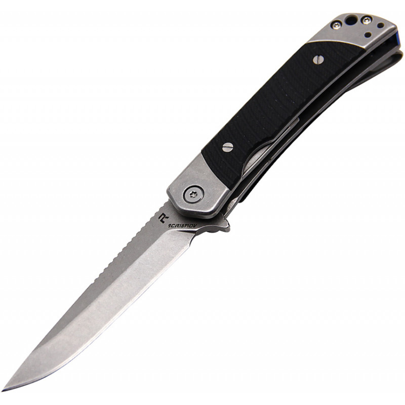 Duo Linerlock Drop Point Black