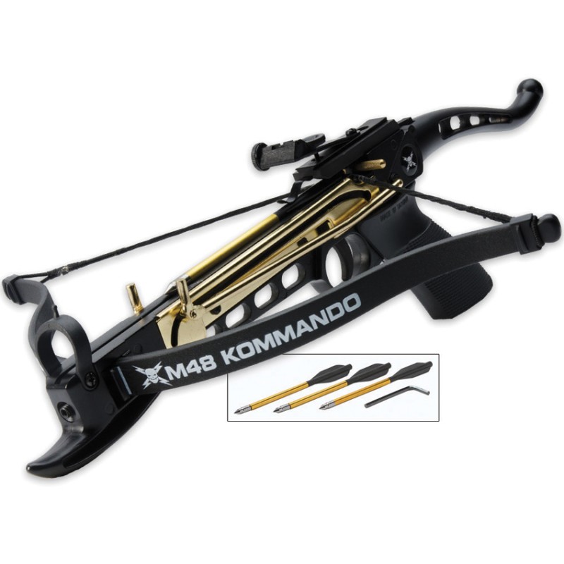 Self-Cocking Pistol Crossbow