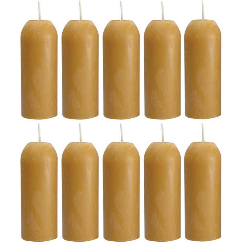 12 Hour Beeswax Candles 10pc