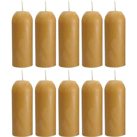 12 Hour Beeswax Candles 10pc