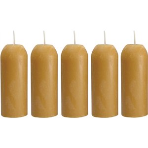 12 Hour Beeswax Candles 5pc