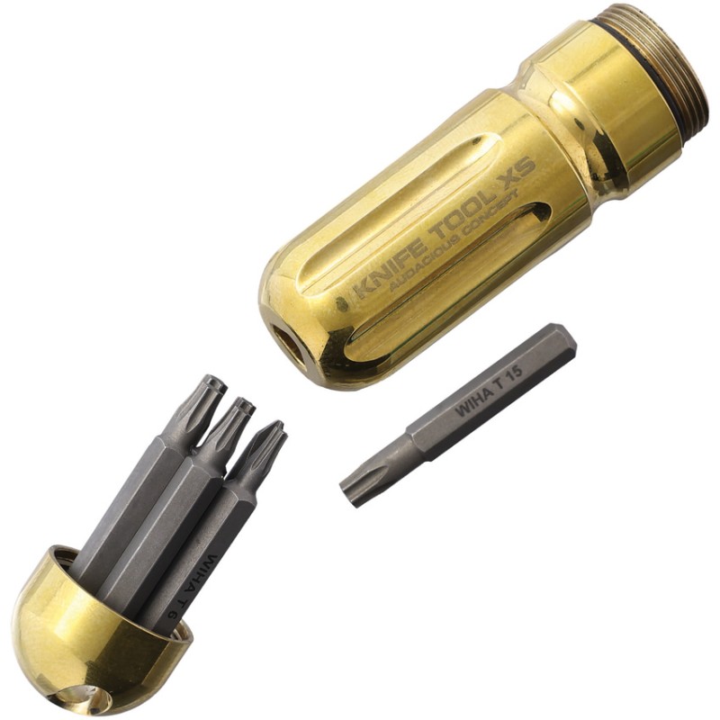 Knife Tool XS Polish Brass