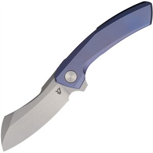 Mini Cleaver Framelock Blue