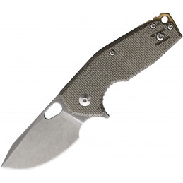 Suru Linerlock OD Micarta