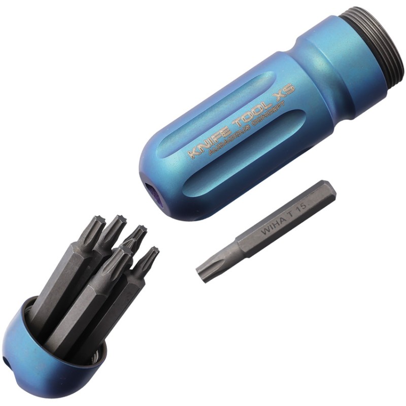 Knife Tool XS Green Ti