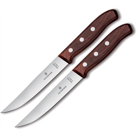 Steak Knife Set 2pc Wood
