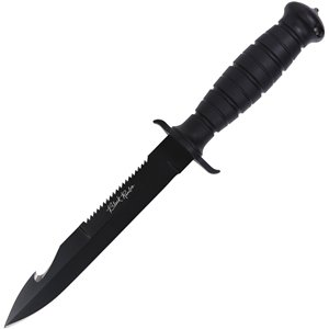 Black Rambo Savage Fixed Blade