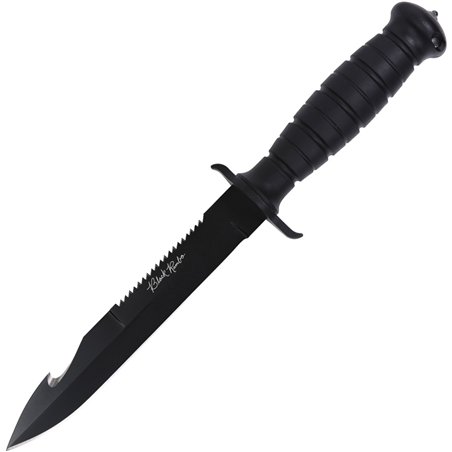 Black Rambo Savage Fixed Blade
