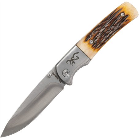 Buckmark Hunter Linerlock Bone