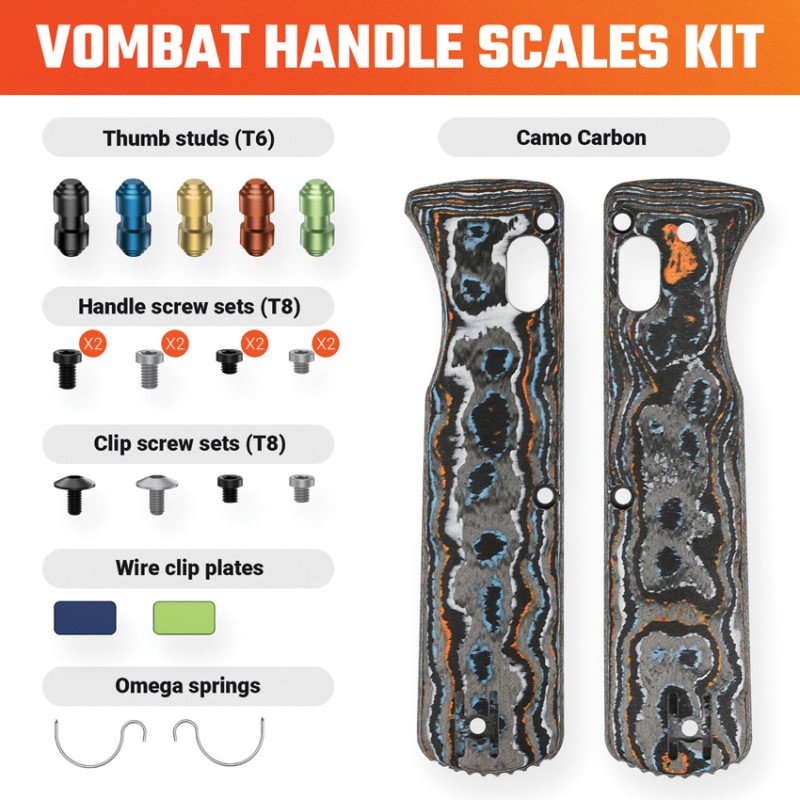 Vombat Handle Gulf Camo CF