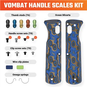 Vombat Handle Scales Ocean