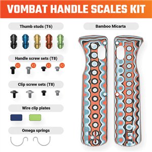 Vombat Handle Scales Coral