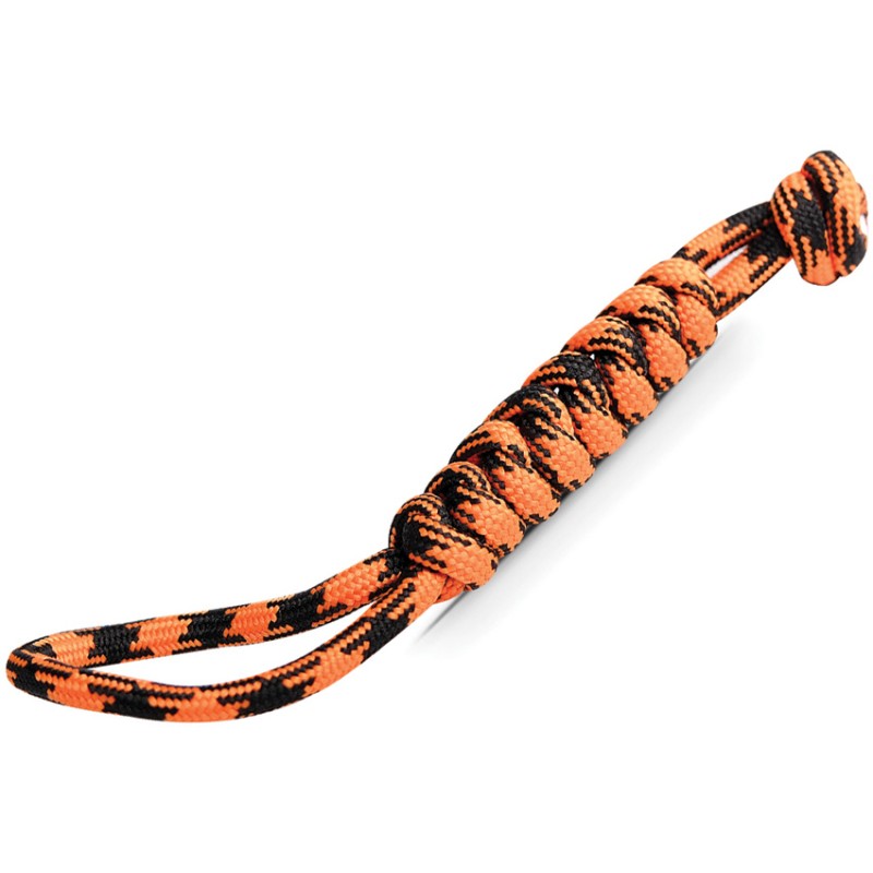 Paracord Lanyard Orange/Black