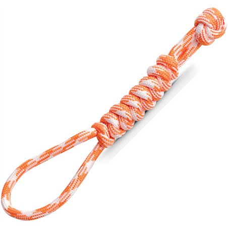 Paracord Lanyard Orange/White