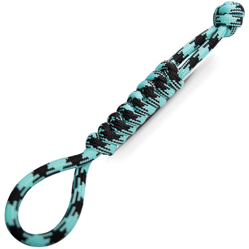 Paracord Lanyard Teal/Black