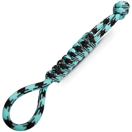 Paracord Lanyard Teal/Black